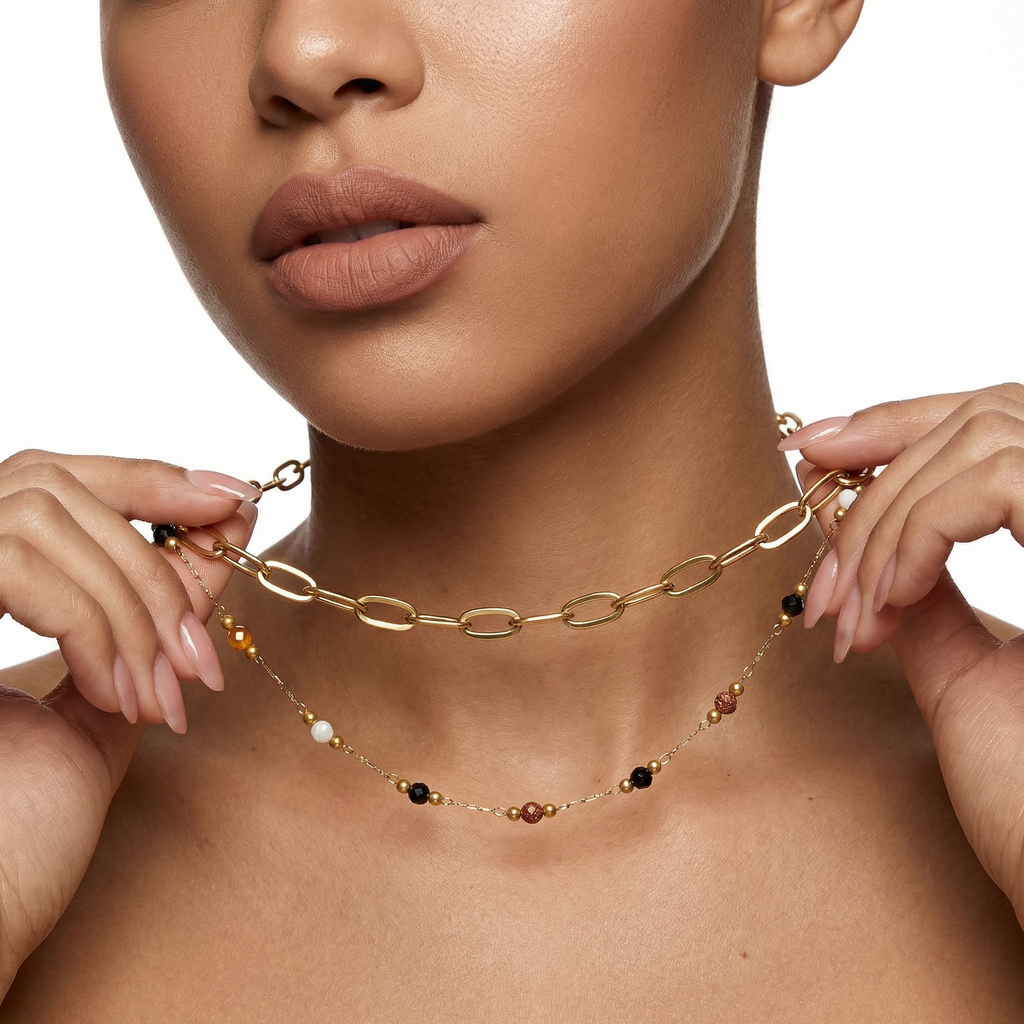 Fashionable Layered Necklace for Women - Valentine's Day Gift